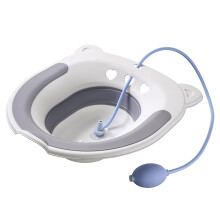 Sitz Bath Basin for Hemorrhoids and Postpartum Care, Ergonomic Curved Odorless NonSlip Seat Insert