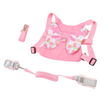 Pink 1,5 m Kleinkind-Geschirr mit Leine 21x20x3 cm