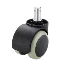 2 Inch Heavy Duty Office Chair Casters, Silent 360 Swivel Polyurethane Wheels, Floor Protection, 5 Pack