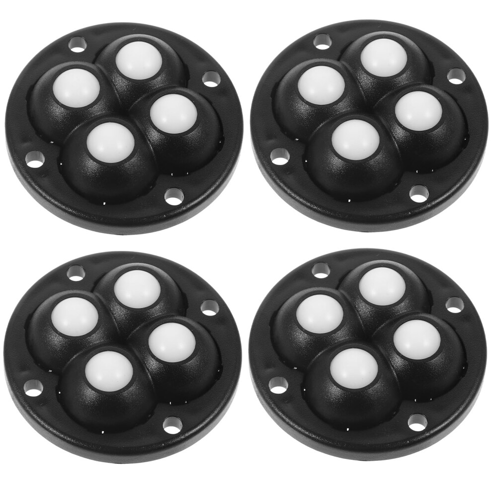 4Pcs Selfadhesive Caster Wheels 360 Swivel Mini Rollers For Furniture Cabinets And Small Appliances 9330225456049