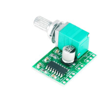 4pcs PAM8403 Audio Amplifier Board 5V Mini Digital Stereo Module with Potentiometer for DIY Speakers