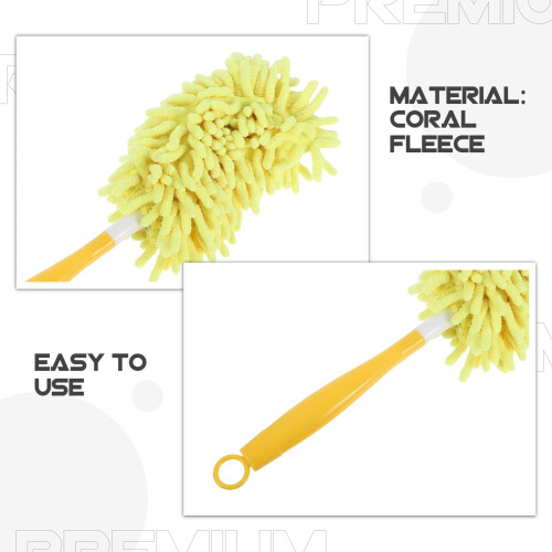 Reusable Microfiber Duster Replacement Head for Handheld Mop, Efficient Dust Capture for Home, Car, Ceiling Fans 2