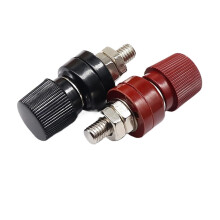 M8 Power Distribution Block Brass Battery Terminal Connector Set  Current Corrosion‑Resistant for Auto Boat RV Solar