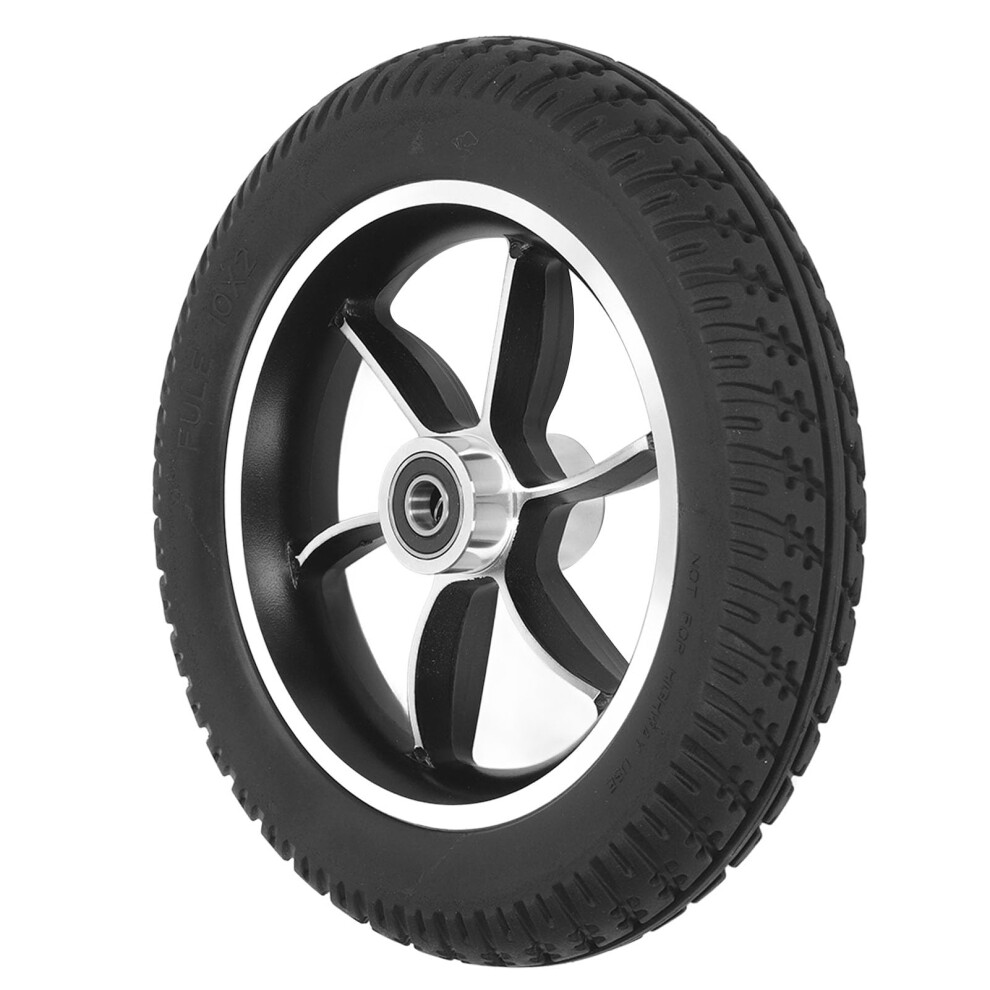 10 Inch Wheelchair Replacement Wheels, Durable PU Tires, Smooth Rolling and Low Noise for Walker and Rollator