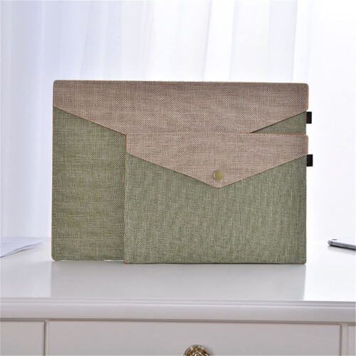 Filing Box with Secure Buckle Closure, Foldable Document Storage Organizer for Office Use 2
