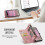 (For iPhone 16e, Pink) CaseMe 008 Detachable Multifunctional Leather Phone Case 4