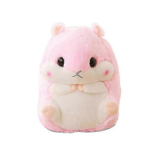 (Hamster Onl, pink) Cute Plush Hamster Stuffed Animal Toys With Blanket_z