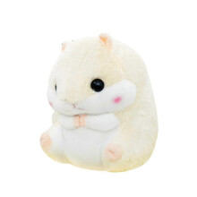 (Hamster Onl, beige) Cute Plush Hamster Stuffed Animal Toys With Blanket_z