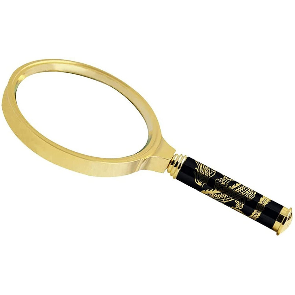 Light 30X Magnifying Glass For Reading And Crafts, Optical Clarity Handheld Weight Design