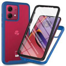 (Style F, Multicolor) For Motorola Moto G84 5G Phone Case Protective Cover with PET Screen Protector