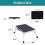 Folding Step Stool for Adults, Heavy Duty Metal 330lbs, Non Slip Wide Platform, Foldable Space Saving Design 2