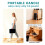 Folding Step Stool for Adults, Heavy Duty Metal 330lbs, Non Slip Wide Platform, Foldable Space Saving Design 4
