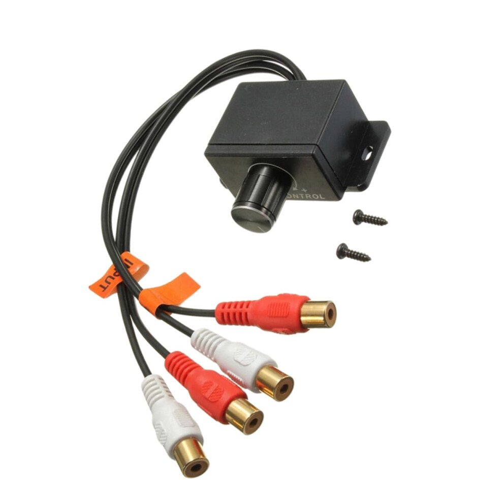 Car Audio Bass Remote Control 2Pcs Rca Volume Level Knob For Amplifier Gain Adjust And Subwoofer 9073542124795