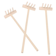 Zen Garden Rake Set 3pcs Durable Bamboo Mini Sand Rake with Smooth Finish for Tabletop Decor