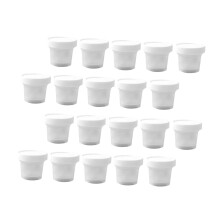 20pcs 100ml Ice Cream Cups with Lids Reusable PP Dessert Containers for Yogurt and Pudding