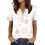 Women's Easter Top, Cute Easter Bunny Shirt, Casual-Beige M 1