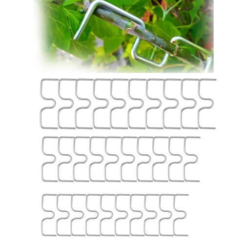 30 Pack Adjustable Tree Branch Spreaders for Fruit Trees, Galvanized Corrosion‑Resistant Branch Trainer Set 1
