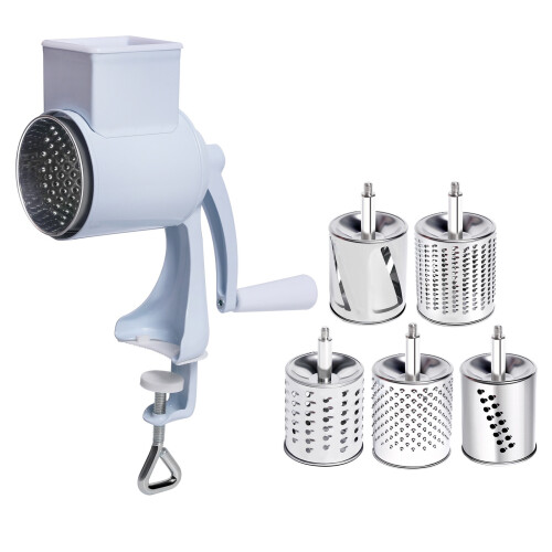 Manual Cheese Processing Tool With Replaceable-light blue