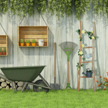 Decoratieve Ladder Kastanjehout XXL