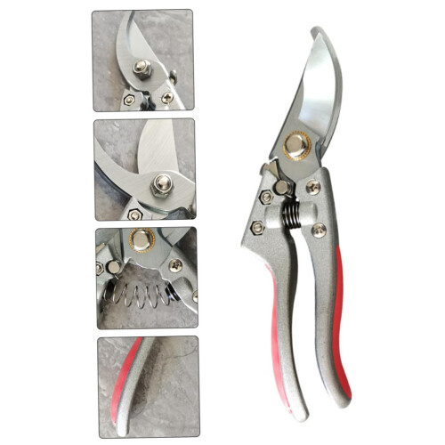 Pruning Shears with Sharp Stainless Blades, Ergonomic NonSlip Grip for Thick Branches Trimming 2
