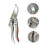 Pruning Shears with Sharp Stainless Blades, Ergonomic NonSlip Grip for Thick Branches Trimming 4