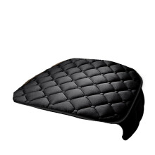 Heated Car Seat Cushion Short Plush Thickened Pad Black Warm Plush Comfort Universal Fit for Winter