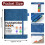 Password Book with Alphabetical Tabs, PU Leather Internet Password Organizer, Pocket Size Blue Notebook 5