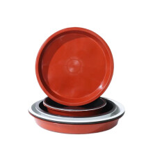 15PCS Plastic Plant Saucers with Raised Edge, Leakproof Durable Pot Trays for Indoor Outdoor Garden