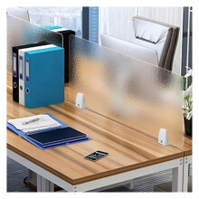 Desk Privacy Panel 40x60cm NoiseReducing Translucent Office Partition Screen for Study and Workspaces