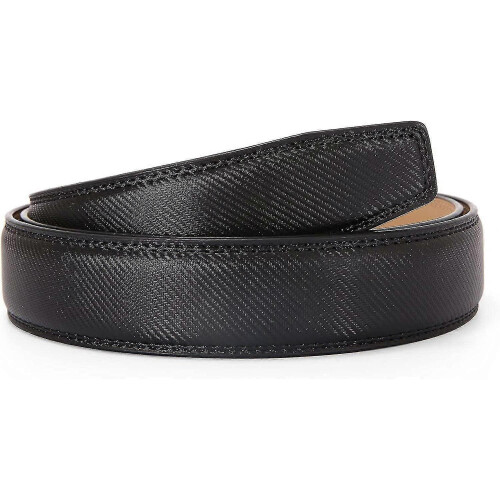 (style21) Men's Leather Ratchet Belt Strap Only 35mm Leather Belt 1