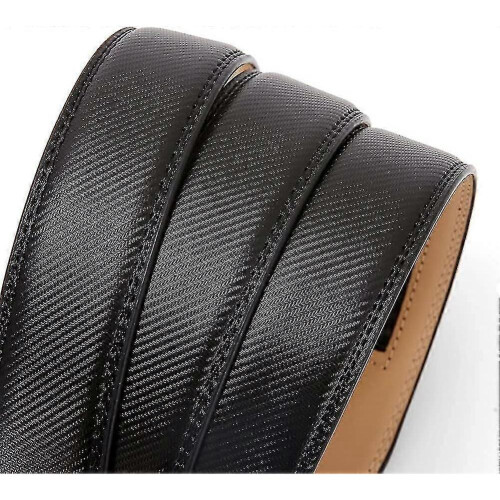(style21) Men's Leather Ratchet Belt Strap Only 35mm Leather Belt 2