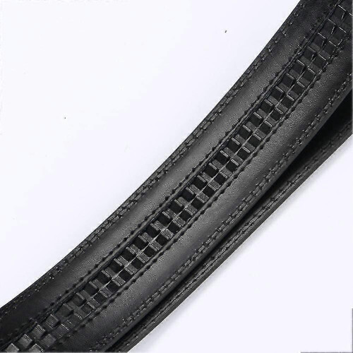 (style11) Men's Leather Ratchet Belt Strap Only 35mm Leather Belt 2