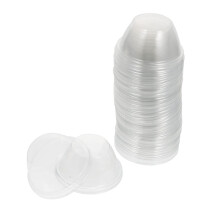 50pcs Seed Starting Humidity Domes Reusable Transparent Covers for Uniform Germination and Hydroponic Growth