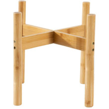 Adjustable Mid Century Modern Plant Stand, Large Wood Indoor Plant Holder for Home and Office Decor