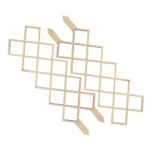 2pcs Wooden Garden Trellis for Climbing Plants Durable Plant Support for Vines and Orchids