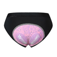 (S, 118 Pink Pad) Women Cycling Briefs 3d Gel Eva Padded Breathable Bike Sports Underwear Shorts