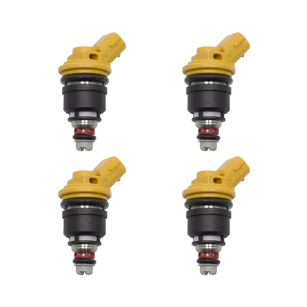 4X 550Cc Side Feed Injectors For Sti Wrx Gc8 16600-Aa170 Yellow 6031861974661