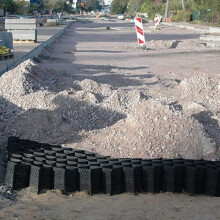 Gravel Grid Driveway 2 Inch Geogrid Ground Stabilizer Mesh for Permeable Drainage and Slope Reinforcement 1x4m