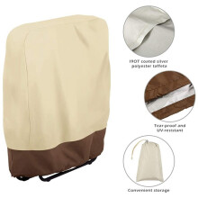 3X Outdoor Folding Deck Chair Cover Waterproof Balcony Outdoor Folding Deck Chair Garden Sunbathing Deck Chair Cover