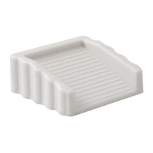 Non Slip Rubber Door Stopper with Durable Floor Grip for Home Office Bedroom Kitchen 1pcs White