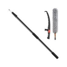 20ft Extendable Pole Tree Pruner with Sharp Steel Blade and Lightweight Aluminum Handle for Branches
