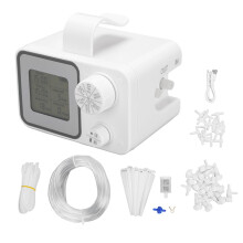 Automatic Plant Watering System with Programmable LED Timer, Indoor Drip Irrigation Kit for Balcony Houseplants