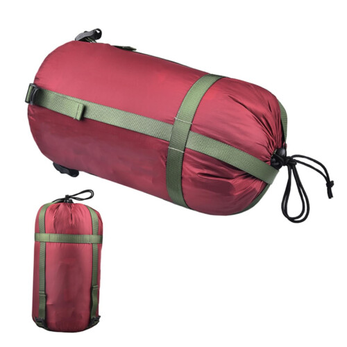 Sleeping Bag Compression Sack Nylon SpaceSaving Durable Lightweight Storage for Camping Hiking