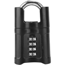 4 Digit Combination Padlock Zinc Alloy Durable Lock for Luggage Lockers Cabinets and Doors