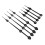 Clock Hands Replacement Kit 8pcs Black Aluminum Set for DIY Wall Clock  Easy Installation 1