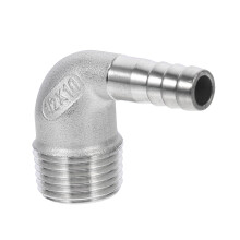 304 Stainless Steel Garden Hose Elbow Connector, Quick Connect LeakProof RustResistant Fitting