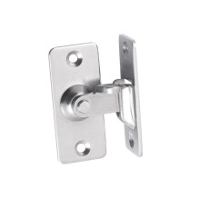 Stainless Steel Door Lock Latch for Sliding Cabinets, Secure Sliding Lock, Durable Easy Installation Design