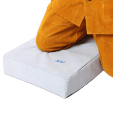 Flame Resistant Leather Welding Kneepads and Cowhide Mat Set, Durable Heat and Spark Protective Gear