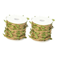 Artificial Vine Leaf Rope Natural Jute Twine for Crafts DIY Home Decor Wedding Garden Decoration