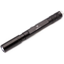 Tactical Pen Flashlight 200 Lumens LED Inspection Pen Light, 3 Modes, Water Resistant, AAA Powered